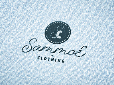 Clothing Logo branding brodering identity logo logotype texture
