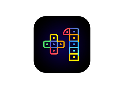 Icon for Plus One App app branding counter icon identity ios ipad iphone lettering number