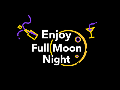 Enjoy Full Moon Night Logo