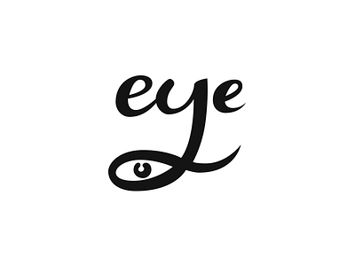 Eye Calligraphy calligraphy eye lettering