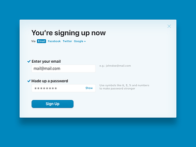 Daily UI. Day 1 dailyui form sign up uichallenge