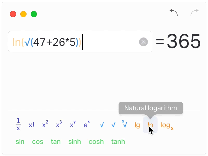 Daily UI. Day 4. Calculator app calculator daily ui mac numbers