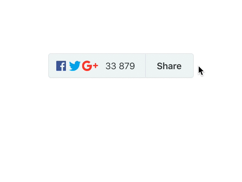 Daily UI #010. Social Share. button daily ui daily ui 010 facebook google popup share social share twitter