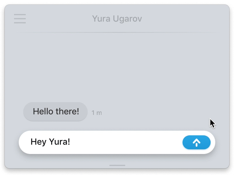 Daily UI #013. Direct Messaging animation app chat daily ui 013 dailyui direct messaging