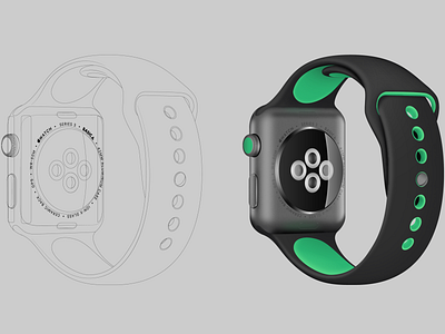 Apple Watch Product Design 01 branding design illustration product design