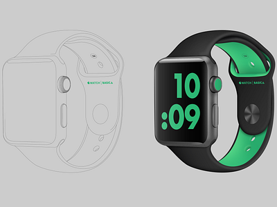 Apple Watch Product Design 02 branding design illustration product design ui ux vector