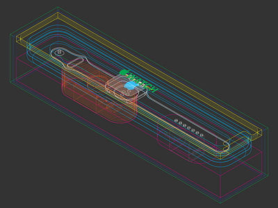 Apple Watch Package X-ray apple branding design illustration illustrator package design product design ui ux vector xray