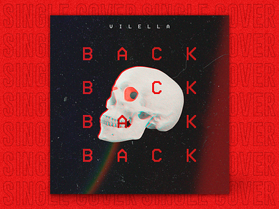 SINGLE | Back 90s album cover back collage design edm eletro eletronic ep cover minimal music music cover single single art single cover song spotify spotify cover vhs vintge