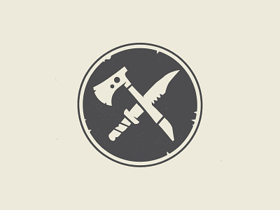 Tomahawk and Knife Emblem emblem knife tomahawk