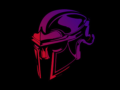 Spark logo colorfull greek helmet logo spark spartan