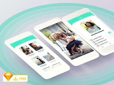 [freebie] Stories app app files freebie sketch stories ui