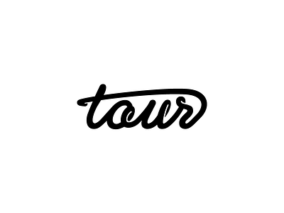 Tour Logo lettering letters logo logotype monogram tour type typo