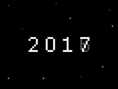 Happy New Year! 2017 black branding design graphic happy logo new year