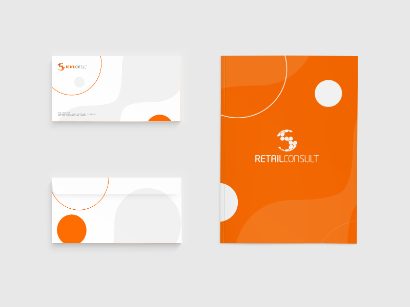 Retail Consult Re-Branding mockup design corporate identity logotype symbol logo retail branding