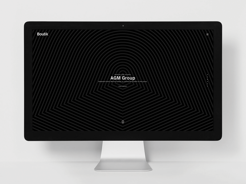 Our new website minimal ux award wordpress ibg ui web design design website web