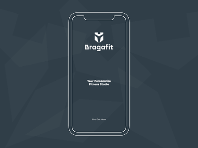 Bragafit - Fitness Studio bragafit branding fitness logo