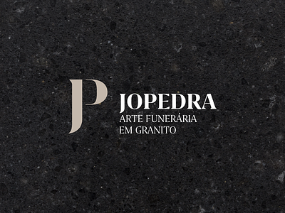Jopedra Logo black funerary granite granito logo marble marmore preto stone
