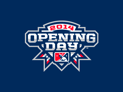 Opening Day 2014 baseball home plate logo minor leagues opening day studio simon