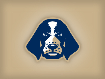Springer Spaniel dog head logo springer spaniel studio simon