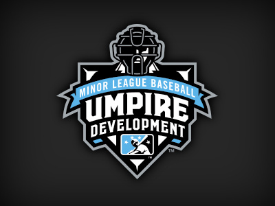 Umpire Development baseball home plate logo minor league baseball studio simon umpire