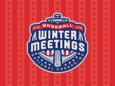 Winter Meetings Logo Suite anchor baseball lighthouse logo nautical stars stripes studio simon