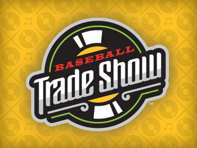 Baseball Trade Show baseball custom typography music nashville record studio simon