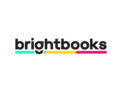 Brightbooks - Brand Identity accounting branding colour design icon identity logo lowercase sans type wordmark