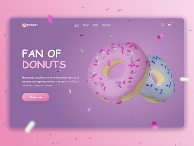 Donut Landing Page