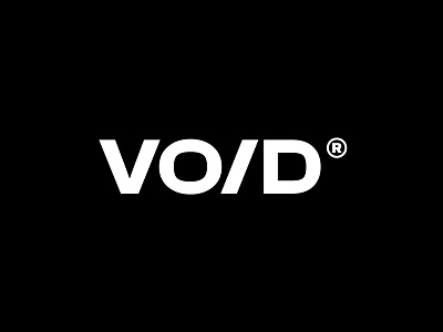 VOID® design logo logodesign logotype minimal typography voice void