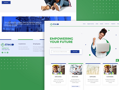 PHED landing page 2 design landing design landing page design landingpage ui ui design uidesign uiux