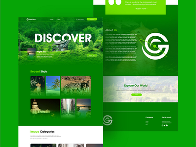 Greenverse Landing Page design