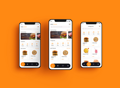 Thrills (Food App) appui branding design designer food landingpage logo mobileui productdesigner ui uiux ux
