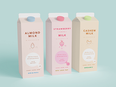 Pretty Milk branding design graphic design milk pastel pretty product design