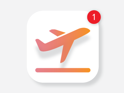 Daily UI 005 airplane app app icon daily ui daily ui 005 design graphic design icon