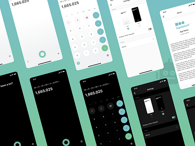 Calculator - with voice to text ai assistant calculator dark mode design figma machine learning settings siri ui uiux uiuxdesign ux ux design voice voice assistant