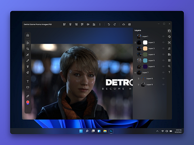 Photoshop Concept for Touch Windows 11 Devices