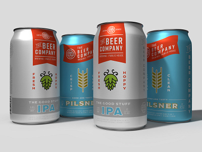 Beer Brand - IPA + Pilsner Style Beer beer ipa pilsner