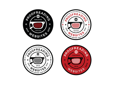 Proofreading Websites Badges