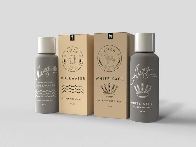 Anza Apothecary Package Design