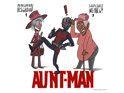 Aunt-Man antman illustration marvel