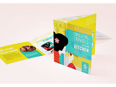 Sipsip Brochure graphic design illustration