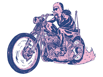 Motorcycle 1 design illustration motorcycle tees