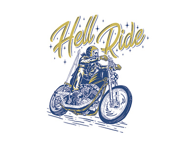 Motorcycle 2 design illustration motorcycle skull tees typography vector