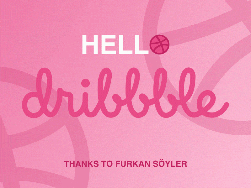 Hello Dribbble! aftereffect animation debut motion