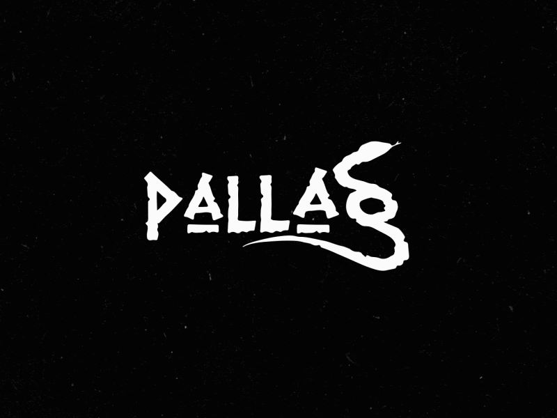 Pallas Logo Animation 2d 2danimation animation liquid logo logoanimation mograph motion retro