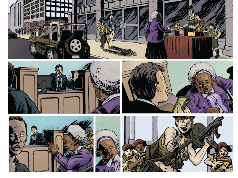 Machinegun to the Heart Page 1 anthony summey comics