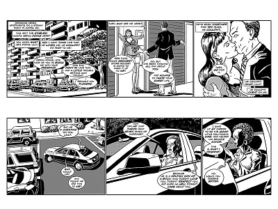 Suzystrips1and2dribbble anthony summey comic book comic strips comics graphic novel sequential art suzy samson