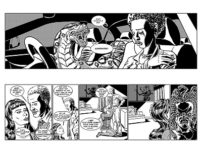 Suzystrips3and4dribbble anthony summey comic book comic strips comics graphic novel sequential art suzy samson
