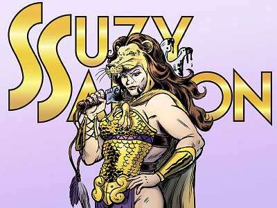 Suzyprintdribbble anthony summey comic book comics illustration jeremy summey suzy samson
