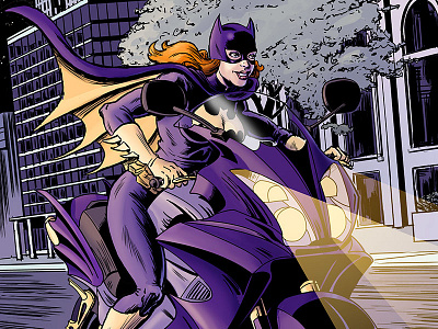 Batgirldribbble anthony summey batgirl comic book comics illustration